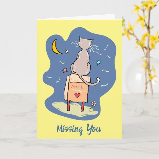 You 恋しく思 Greeting Cards カード (黄色い花)