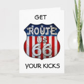 **YOU ALWAYS GET YOUR KICKS** **60th BIRTHDAY** カード (正面)