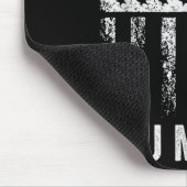 You American Flag Teal Purple Men Mental Health  マウスパッド (コーナー)