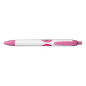 You And Me （かわいい漫画の豚） 黒ボールペン (裏面)