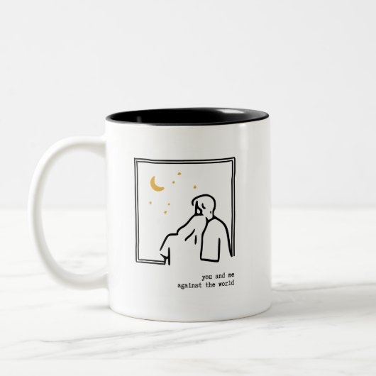 You and Me  ツートーンマグカップ (左)