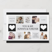 You And Me Always & Foreverフォトコラージュ シーズンカード (正面)