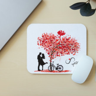 You and Me, and Cupid Mousepad マウスパッド