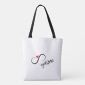 You and Me, and Cupid Tote トートバッグ (裏面)