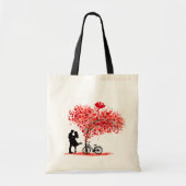 You and Me, and Cupid Tote Bag トートバッグ (正面)