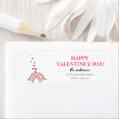 You and Me- Love Birds Valentine's Day ラベル (インサイチュ)