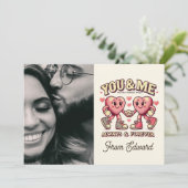 You and me perfect match valentines写真 カード (スタンド正面)