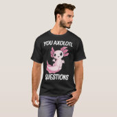 you Aolotl質問かわいいかわいいAolotl子供の少年m Tシャツ (正面フル)
