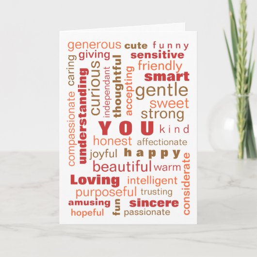 YOU are... シーズンカード (正面)