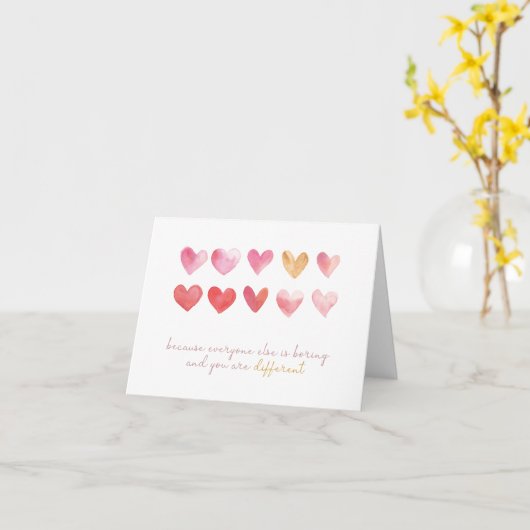 You Are 違う - Greeting Card カード (黄色い花)