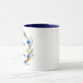 You Are A Blessing Mug - Navy Blue Ceramic マグカップ (中央)