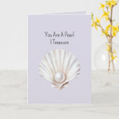 You Are A Pearl Shell I Treasure カード (黄色い花)
