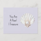 You Are A Pearl Shell I Treasure ポストカード (正面)