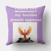 You are a phoenix rising クッション (裏面)