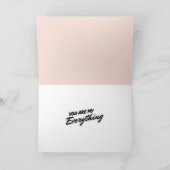 You are all that & DIM SUM  カード (内部)