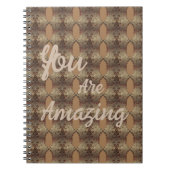 You are Amazing Spiral Photo/Journal Notebook ノートブック (正面)