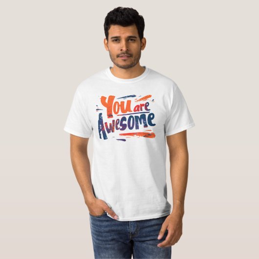 you are awesome tシャツ (正面フル)