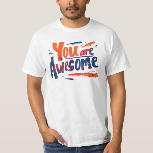 you are awesome tシャツ (正面)