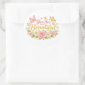 You are beautiful  ラウンドシール (バッグ)