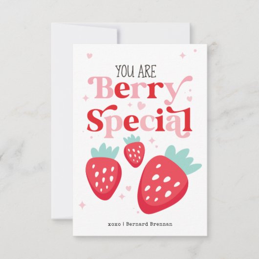 You are BERRY Special Valentine's Card 招待状 (正面)