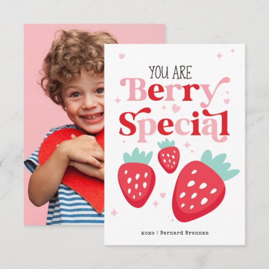 You are BERRY Special Valentine's Card 招待状 (正面/裏面)