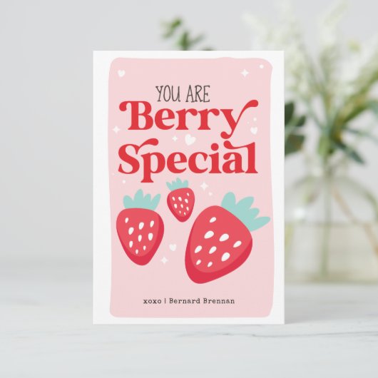 You are BERRY Special Valentine's Card 招待状 (スタンド正面)