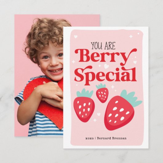 You are BERRY Special Valentine's Card 招待状 (正面/裏面)