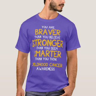 You are Braver – 小児癌認識度サポート Tシャツ