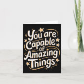 You Are Capable Of Amazing Things  カード (正面)