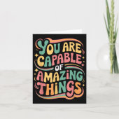 You Are Capable Of Amazing Things  カード (正面)