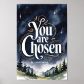 You Are Christian Wall Art for Women ポスター (正面)