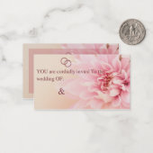 You Are Cordially Invited - Wedding Invitation ノートカード (正面/裏面インサイチュ)