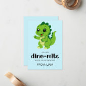 You Are Dino-Mite Kids Valentine Card ノートカード (正面/裏面インサイチュ)