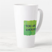 You Are Enough カフェラテマグ (右アングル)