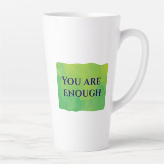 You Are Enough カフェラテマグ