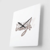 You Are Enough  スクエア壁時計 (傾斜)