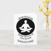 You Are Enough #9 Sticker  カード (黄色い花)