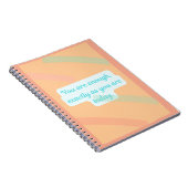 You Are Enough – Gentle Reminder Journal ノートブック (右側)