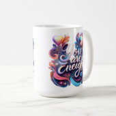 You Are Enough — Inspirational Affirmation Mug コーヒーマグカップ (正面右)