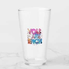You Are Enough” Inspirational Drinking Glass タンブラーグラス