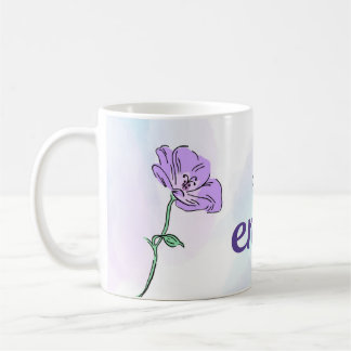 You Are Enough Mug | Minimal Purple Design コーヒーマグカップ