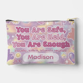 You Are Enough Personalized Anxiety Bag アクセサリーポーチ (裏面)