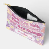 You Are Enough Personalized Anxiety Bag アクセサリーポーチ (見開き)