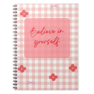 You Are Enough" Pink Motivational Journal   ノートブック