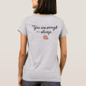 you are enough tシャツ (裏面)