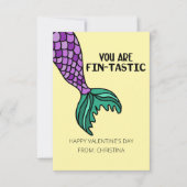 You Are Fin-Tastic Valentine’s Day Card ノートカード (正面)