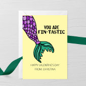 You Are Fin-Tastic Valentine’s Day Card ノートカード