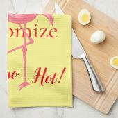 You Are Flamingo Hot Thunder_Cove キッチンタオル (四つ折り)