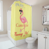 You Are Flamingo Hot Thunder_Cove シャワーカーテン (インサイチュ)