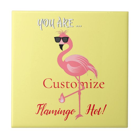 You Are Flamingo Hot Thunder_Cove タイル (正面)